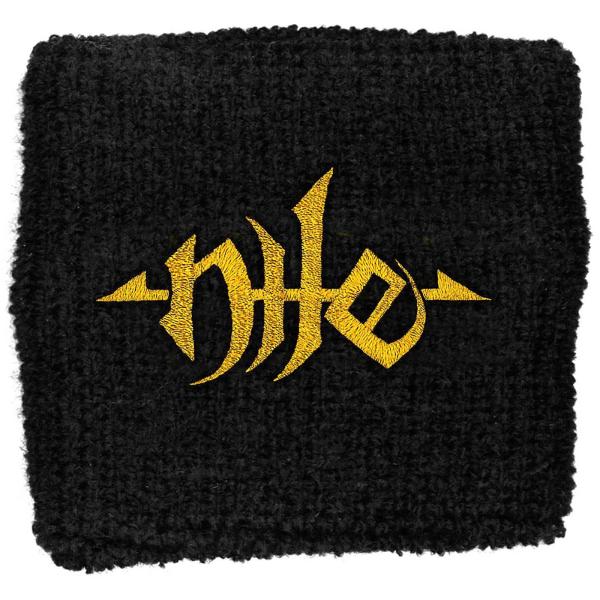 (ナイル) Nile オフィシャル商品 ロゴ リストバンド 布製 スエットバンド RO5349 (ブ...