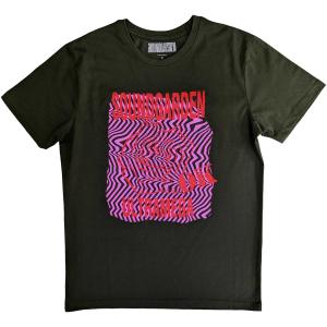 (サウンドガーデン) Soundgarden オフィシャル商品 ユニセックス Ultramega OK Tシャツ 半袖 トップス RO5987 (グリーン)｜pertemba
