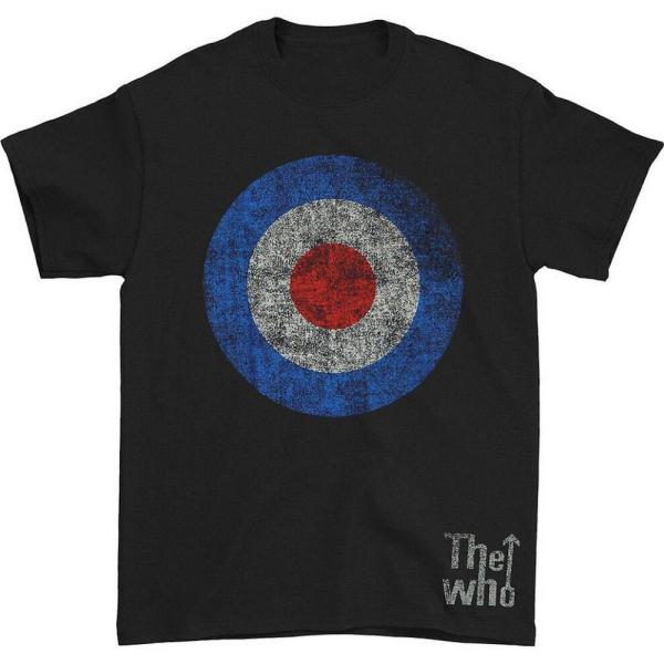 (ザ・フー) The Who オフィシャル商品 ユニセックス Target Tシャツ ディストレスド...