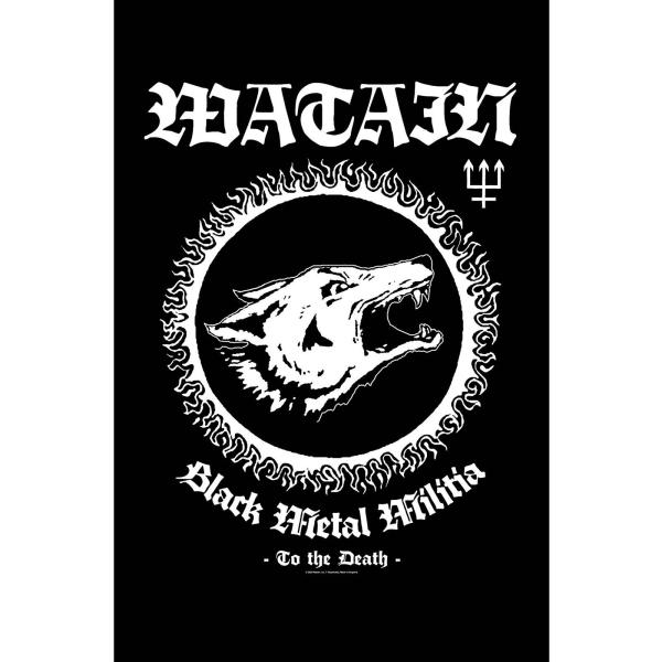 (ヴァーテイン) Watain オフィシャル商品 Black Metal Militia テキスタイ...
