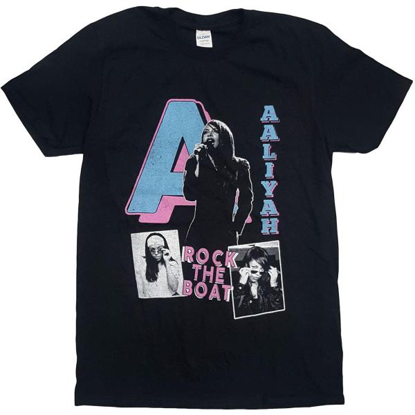 (アリーヤ) Aaliyah オフィシャル商品 ユニセックス Rock The Boat Tシャツ ...