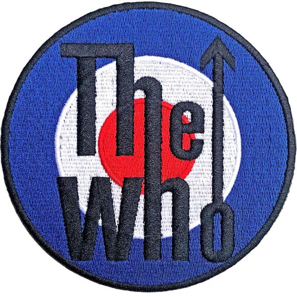 (ザ・フー) The Who オフィシャル商品 ロゴ ターゲット ワッペン アイロン装着 パッチ R...