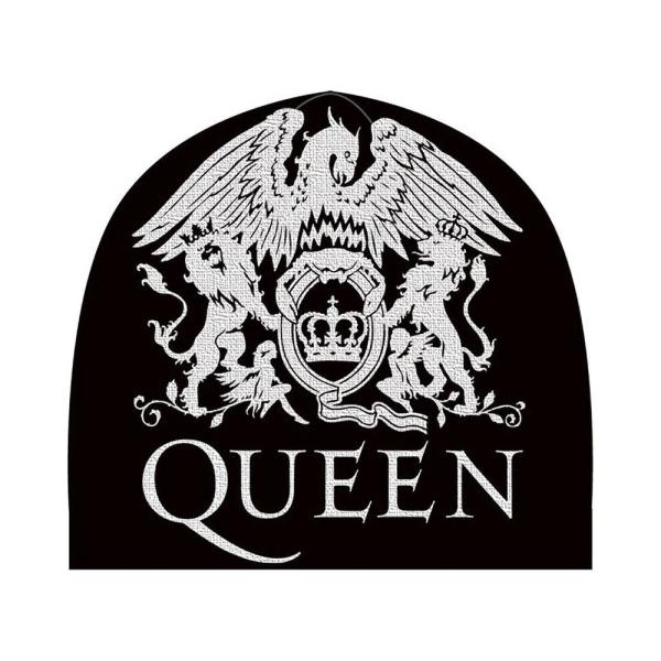 (クイーン) Queen オフィシャル商品 ユニセックス クレスト ニット帽 RO6615 (ブラッ...