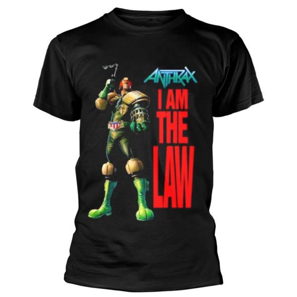 (アンスラックス) Anthrax オフィシャル商品 ユニセックス I Am The Law Tシャ...