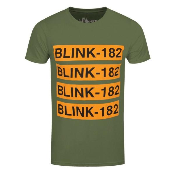 (ブリンク 182) Blink 182 オフィシャル商品 ユニセックス リピートロゴ Tシャツ 半...