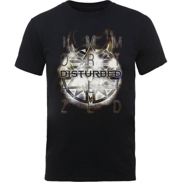 (ディスターブド) Disturbed オフィシャル商品 ユニセックス シンボル Tシャツ コットン...