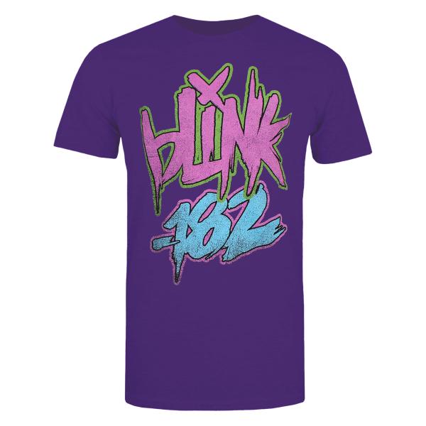(ブリンク 182) Blink 182 オフィシャル商品 ユニセックス ネオン ロゴ Tシャツ 半...