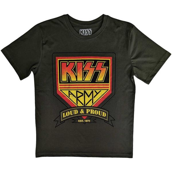 (キッス) Kiss オフィシャル商品 ユニセックス Loud &amp; Proud Tシャツ コットン ...