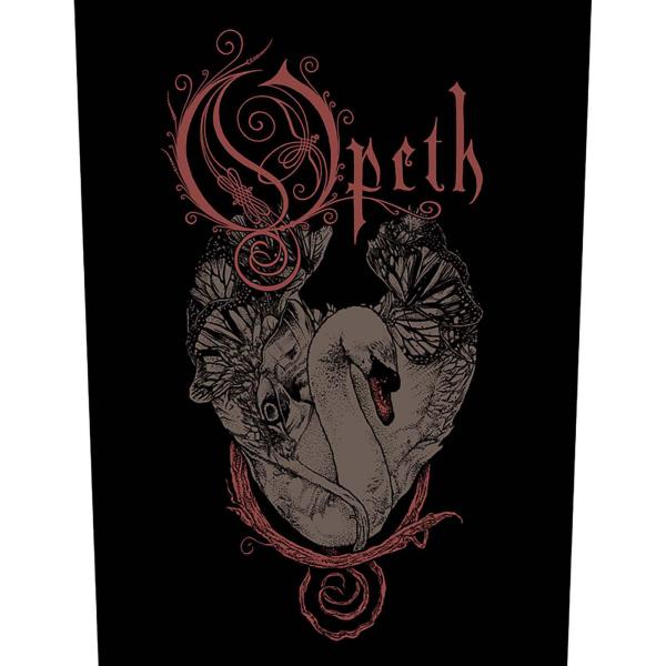 (オーペス) Opeth オフィシャル商品 ロゴ ワッペン Swan パッチ RO7229 (ブラッ...