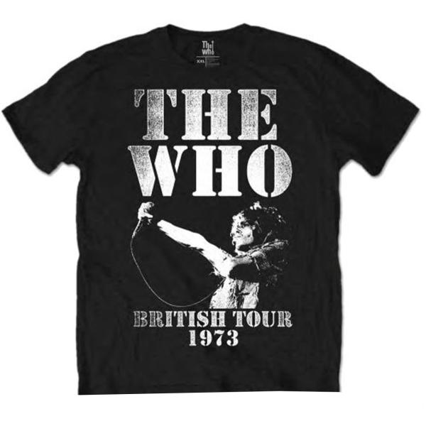 (ザ・フー) The Who オフィシャル商品 ユニセックス British Tour 1973 T...