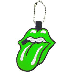 (ローリング・ストーンズ) The Rolling Stones オフィシャル商品 クラシック Tongue  キーリング ダブルサイド パッチ｜pertemba