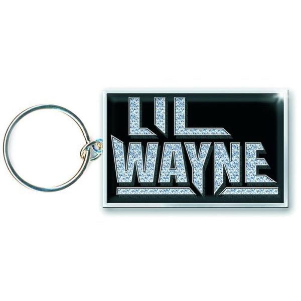 (リル・ウェイン) Lil Wayne オフィシャル商品 ラインストーン キーリング ロゴ キーホル...