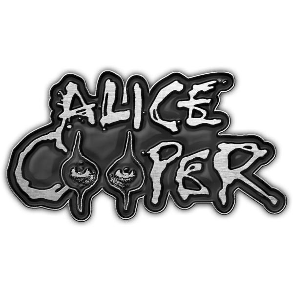 (アリス・クーパー) Alice Cooper オフィシャル商品 エナメル Eyes バッジ RO7...
