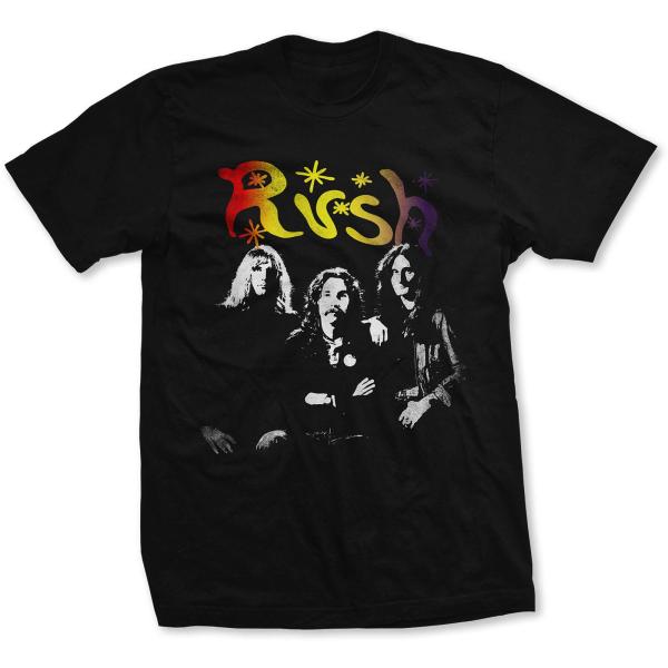 (ラッシュ) Rush オフィシャル商品 ユニセックス Photo Stars Tシャツ コットン ...