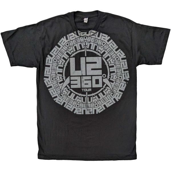 (ユートゥー) U2 オフィシャル商品 ユニセックス 360 Degree Tour ロゴ Tシャツ...