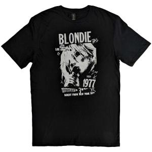 (ブロンディ) Blondie オフィシャル商品 ユニセックス 1977 ビンテージ風 Tシャツ コットン 半袖 トップス RO7936 (ブ｜pertemba