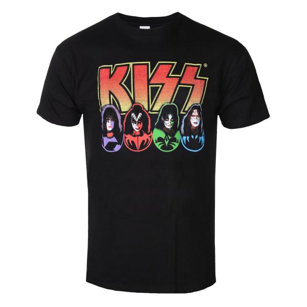 (キッス) Kiss オフィシャル商品 ユニセックス Logo. Faces &amp; Icons Tシャ...