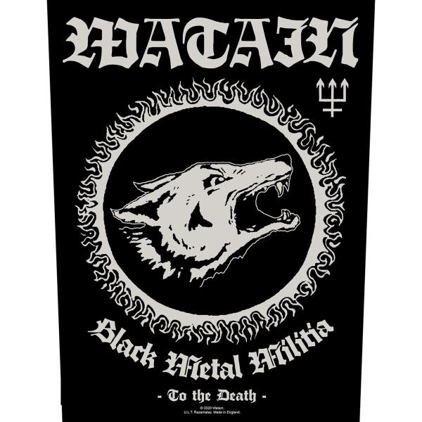 (ヴァーテイン) Watain オフィシャル商品 Black Metal Militia ワッペン ...