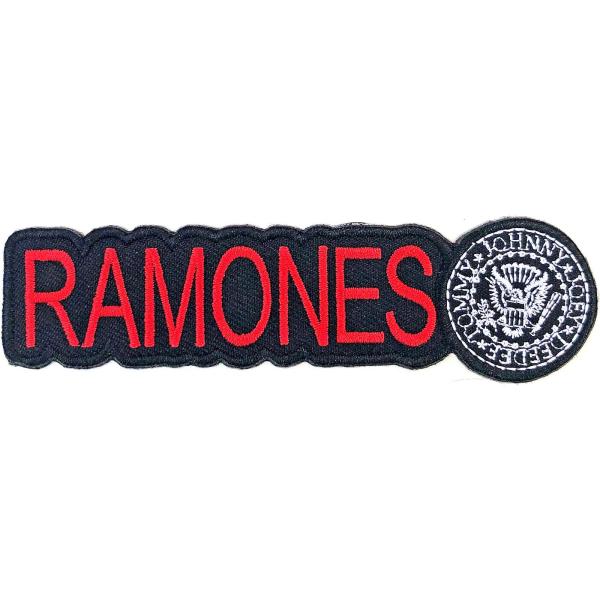 (ラモーンズ) Ramones オフィシャル商品 ロゴ ワッペン アイロン接着 パッチ RO8467...