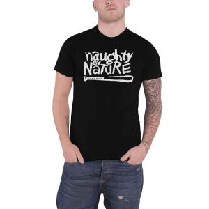 (ノーティー・バイ・ネーチャー) Naughty By Nature オフィシャル商品 ユニセックス ロゴ Tシャツ コットン 半袖 ト｜pertemba