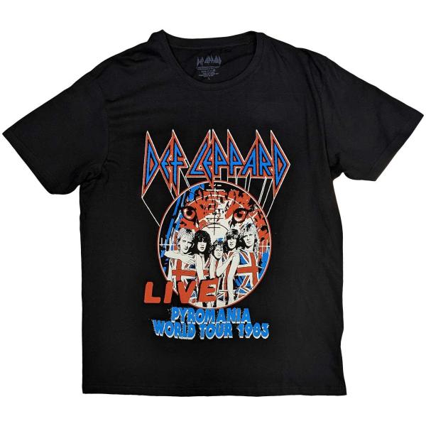 (デフ・レパード) Def Leppard オフィシャル商品 ユニセックス Pyro World T...