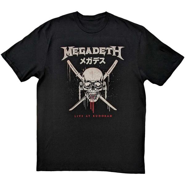 (メガデス) Megadeth オフィシャル商品 ユニセックス Crossed Swords Tシャ...