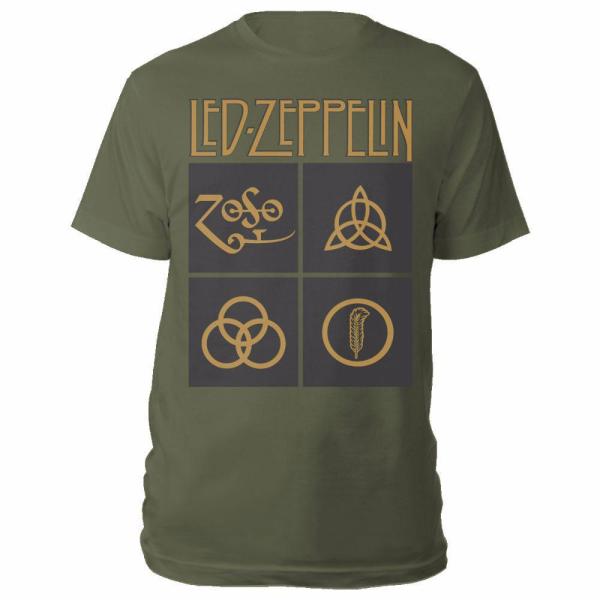 (レッド・ツェッペリン) Led Zeppelin オフィシャル商品 ユニセックス Gold Sym...