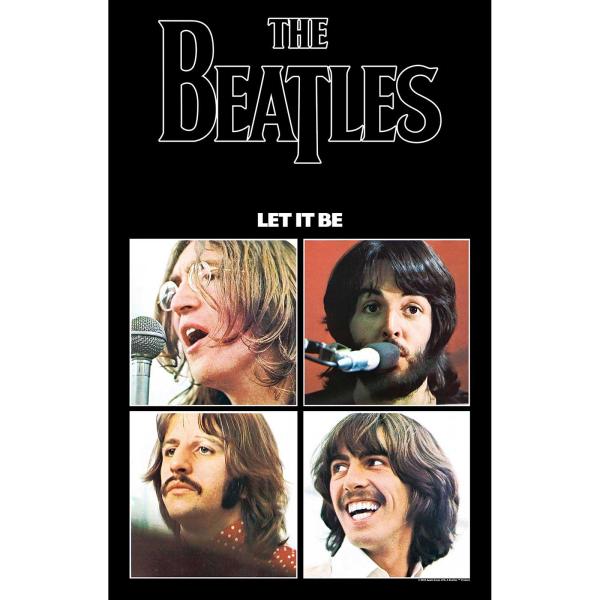 (ビートルズ) The Beatles オフィシャル商品 Let It Be テキスタイルポスター ...