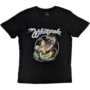 (ホワイトスネイク) Whitesnake オフィシャル商品 ユニセックス Love Hunter Tシャツ コットン 半袖 トップス RO9162 (ブ｜pertemba