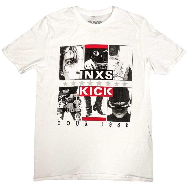(INXS) INXS オフィシャル商品 ユニセックス Kick Tour Tシャツ 半袖 トップス...