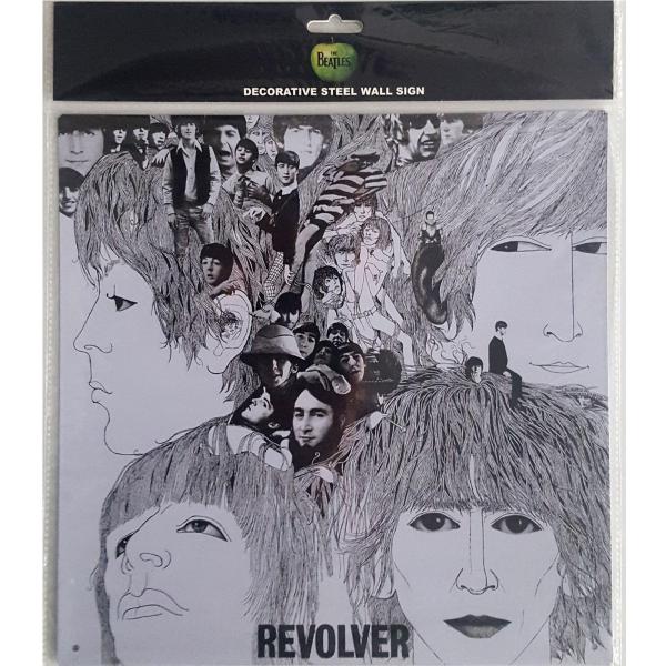 (ビートルズ) The Beatles オフィシャル商品 Revolver メタルプレート スチール...
