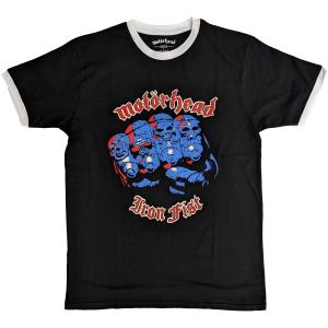 (モーターヘッド) Motorhead オフィシャル商品 ユニセックス Iron Fist Tシャツ 半袖 トップス RO9272 (ブラック)