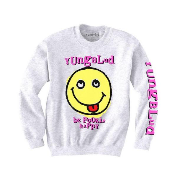 (ヤングブラッド) Yungblud オフィシャル商品 ユニセックス Raver Smile スウェ...