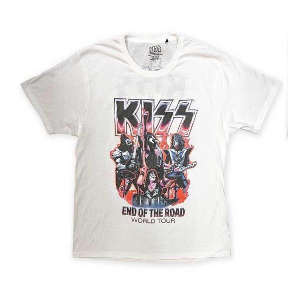 (キッス) Kiss オフィシャル商品 ユニセックス End Of The Road Tシャツ Pl...