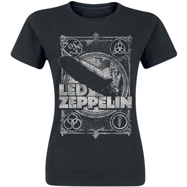 (レッド・ツェッペリン) Led Zeppelin オフィシャル商品 レディース LZ1 Tシャツ ...