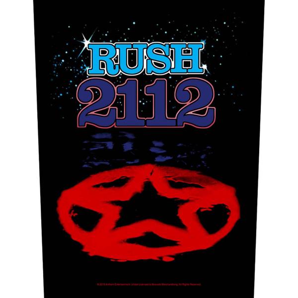(ラッシュ) Rush オフィシャル商品 2112 ワッペン パッチ RO9470 (ブラック/レッ...