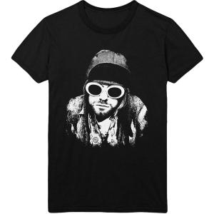 (カート・コバーン) Kurt Cobain オフィシャル商品 ユニセックス Photograph Tシャツ コットン 半袖 トップス RO9486 (ブ｜pertemba