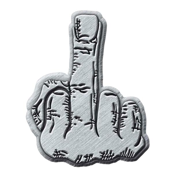 (ダイキャスト) Die Cast オフィシャル商品 Finger バッジ RO9596 (グレー)