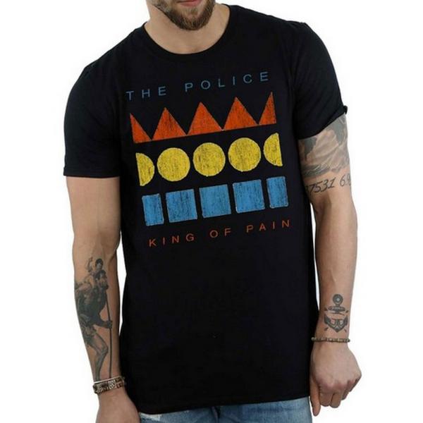 (ポリス) The Police オフィシャル商品 ユニセックス Kings Of Pain Tシャ...