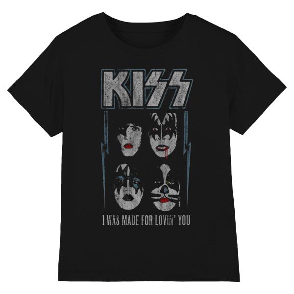 (キッス) Kiss オフィシャル商品 ユニセックス Made For Lovin´ You Tシャ...