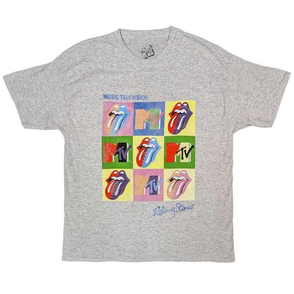 (エムティーヴィー) MTV オフィシャル商品 ユニセックス Warhol Squares Tシャツ...
