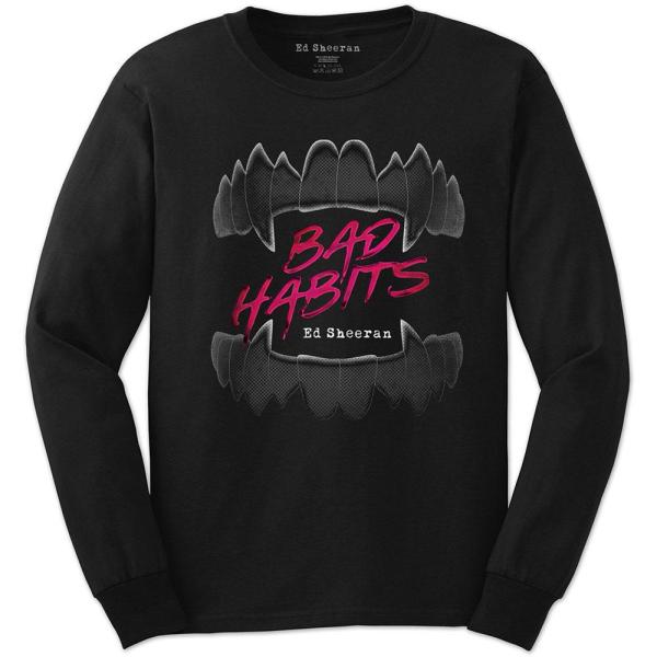 (エド・シーラン) Ed Sheeran オフィシャル商品 ユニセックス Bad Habits Tシ...