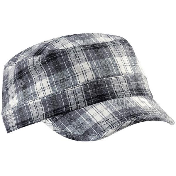 (ビーチフィールド) Beechfield ユニセックス チェック柄 カデットキャップ アーミーキャ...