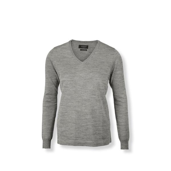 (ニンバス) Nimbus レディース Ashbury Vネック長袖 ニットセーター プルオーバー ...