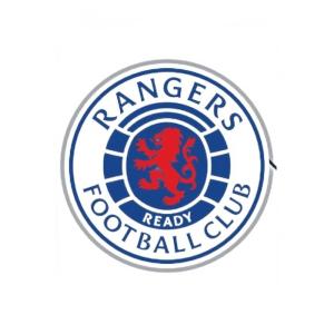 レンジャーズ フットボールクラブ Rangers FC オフィシャル商品 クレスト バッジ SG22152 (ホワイト/ブルー)｜pertemba