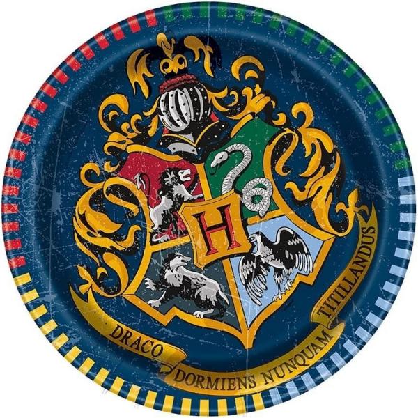 (ハリー・ポッター) Harry Potter オフィシャル商品 ホグワーツ クレスト 紙皿 パーテ...