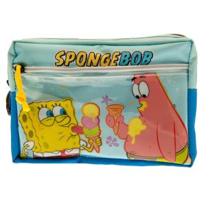 (スポンジ・ボブ) SpongeBob SquarePants オフィシャル商品 マルチポケット ペンケース 筆入れ ペンシルケース TA10793｜pertemba