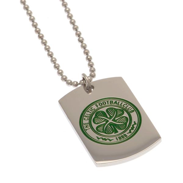 セルティック フットボールクラブ Celtic FC オフィシャル商品 クレスト ドッグタグ チェー...