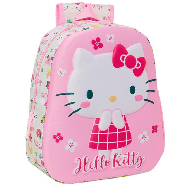 (ハローキティ) Hello Kitty オフィシャル商品 フローラル リュック バックパック かば...