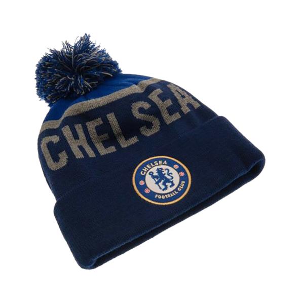 チェルシー フットボールクラブ Chelsea FC オフィシャル商品 TX ポンポン ニット帽 バ...